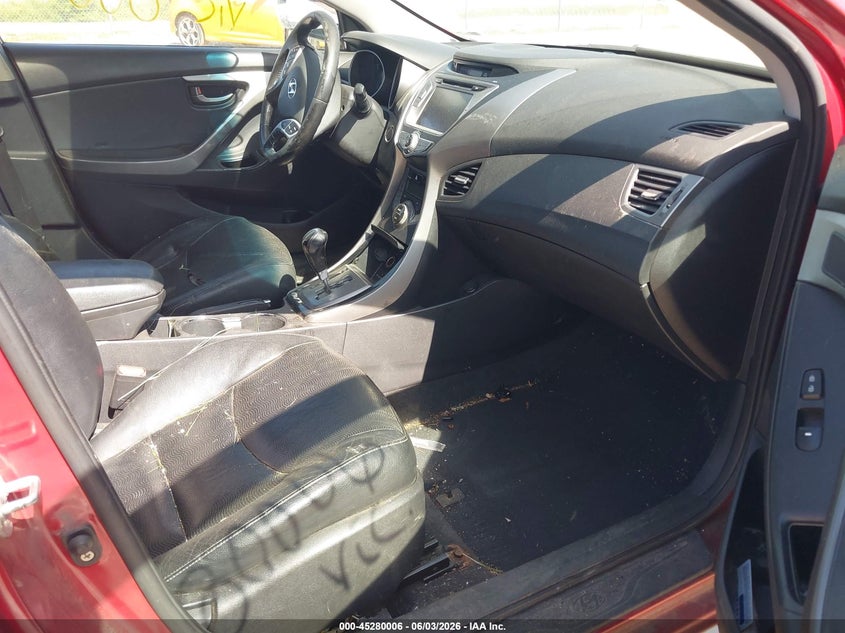 2013 Hyundai Elantra VIN KMHDH4AE4DU561260 IAAI salvage auction — REAR END, Salvage Title, sold $450 on 2026-07-09 (photo 5)