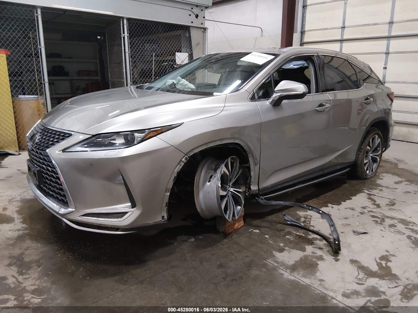 2022 Lexus Rx VIN 2T2HZMDA3NCV64201 IAAI salvage auction — FRONT END, Salvage Title, sold $14,100 on 2026-07-10 (photo 2)