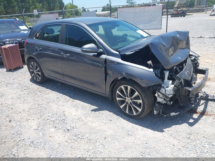 2018 Hyundai Elantra VIN KMHH35LE5JU068413 IAAI salvage auction — FRONT END, Salvage Title, sold $1,650 on 2026-07-31 (photo 1)