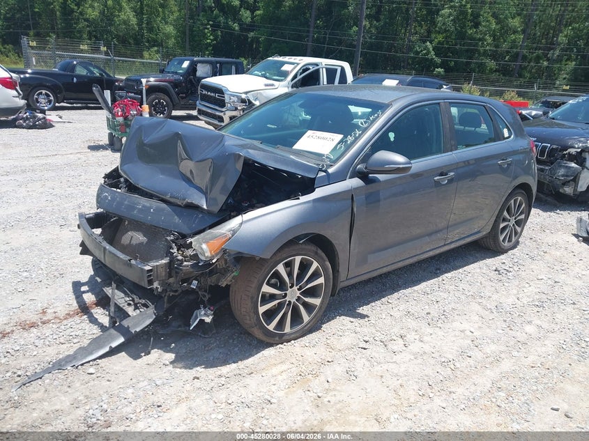 2018 Hyundai Elantra VIN KMHH35LE5JU068413 IAAI salvage auction — FRONT END, Salvage Title, sold $1,650 on 2026-07-31 (photo 2)