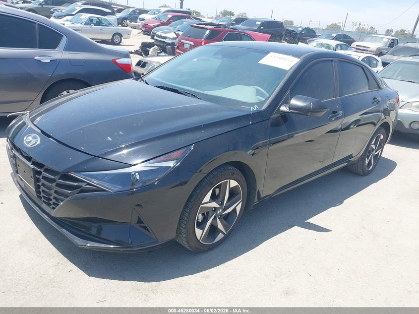 2023 Hyundai Elantra VIN KMHLS4AG1PU427518 IAAI salvage auction — RIGHT FRONT, Salvage Title, sold $4,750 on 2026-07-11 (photo 2)