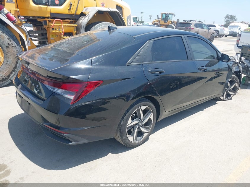 2023 Hyundai Elantra VIN KMHLS4AG1PU427518 IAAI salvage auction — RIGHT FRONT, Salvage Title, sold $4,750 on 2026-07-11 (photo 4)