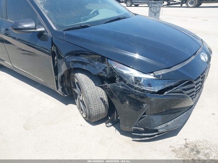 2023 Hyundai Elantra VIN KMHLS4AG1PU427518 IAAI salvage auction — RIGHT FRONT, Salvage Title, sold $4,750 on 2026-07-11 (photo 6)