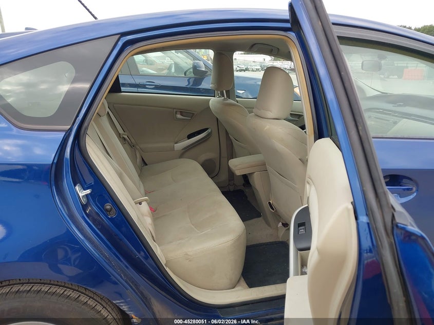 2011 Toyota Prius VIN JTDKN3DU4B1403341 IAAI salvage auction — SIDE, Original (Texas), sold $975 on 2026-07-14 (photo 8)