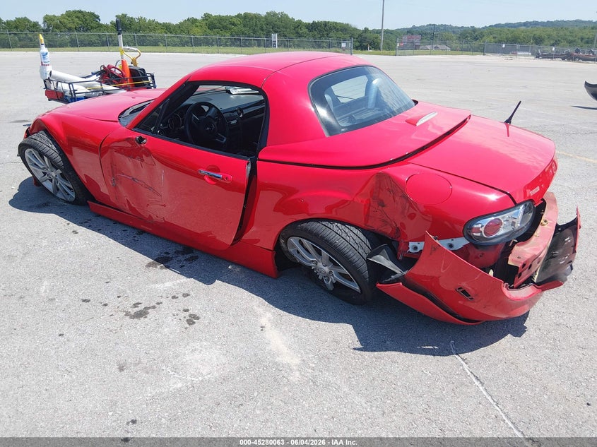 2008 Mazda Mx-5 VIN JM1NC26F880143729 IAAI salvage auction — LEFT SIDE, Salvage (Missouri), sold $875 on 2026-07-23 (photo 3)