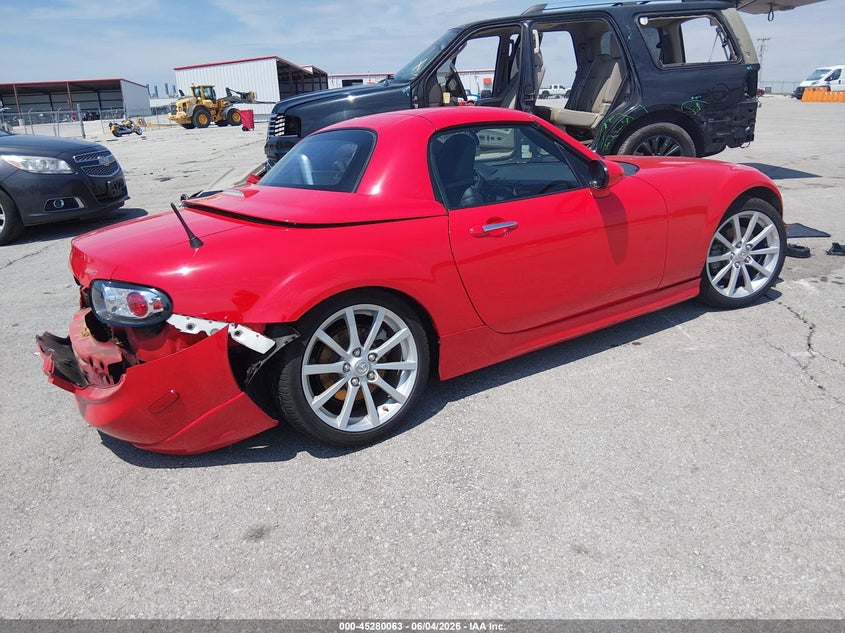 2008 Mazda Mx-5 VIN JM1NC26F880143729 IAAI salvage auction — LEFT SIDE, Salvage (Missouri), sold $875 on 2026-07-23 (photo 4)