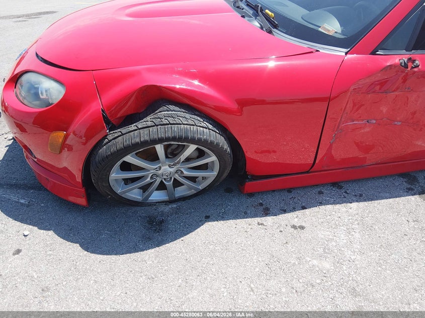 2008 Mazda Mx-5 VIN JM1NC26F880143729 IAAI salvage auction — LEFT SIDE, Salvage (Missouri), sold $875 on 2026-07-23 (photo 6)