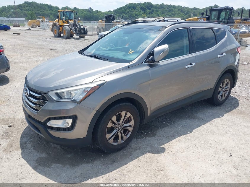 2016 Hyundai Santa fe VIN 5XYZUDLB8GG362100 IAAI salvage auction — HAIL, Salvage Title, sold $1,900 on 2026-07-14 (photo 2)