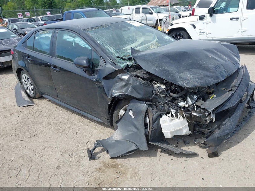 2023 Toyota Corolla VIN 5YFB4MDE8PP011368 IAAI salvage auction — FRONT & REAR, Mv-907A (New York), sold $1,975 on 2026-08-01 (photo 1)