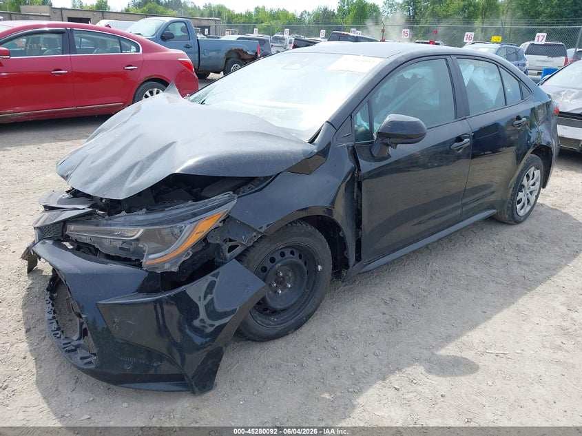 2023 Toyota Corolla VIN 5YFB4MDE8PP011368 IAAI salvage auction — FRONT & REAR, Mv-907A (New York), sold $1,975 on 2026-08-01 (photo 2)