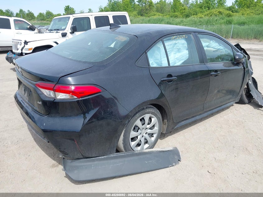 2023 Toyota Corolla VIN 5YFB4MDE8PP011368 IAAI salvage auction — FRONT & REAR, Mv-907A (New York), sold $1,975 on 2026-08-01 (photo 4)
