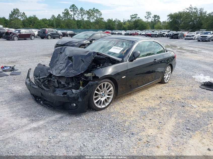 2013 BMW 3er VIN WBADW3C56DJ525621 IAAI salvage auction — FRONT END, Salvage Title, sold $300 on 2026-07-09 (photo 2)