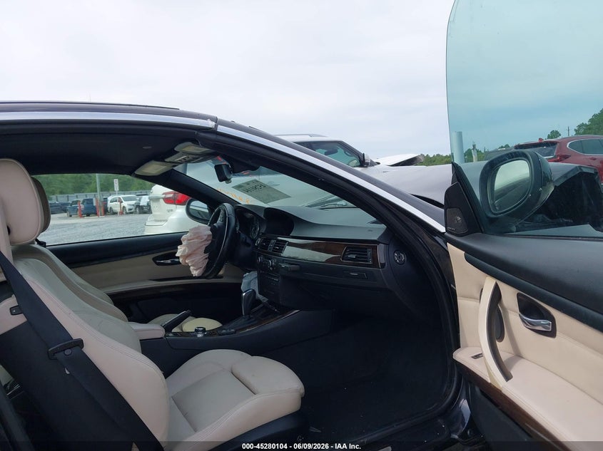 2013 BMW 3er VIN WBADW3C56DJ525621 IAAI salvage auction — FRONT END, Salvage Title, sold $300 on 2026-07-09 (photo 5)