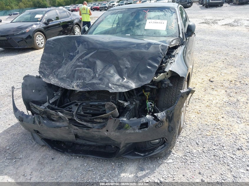 2013 BMW 3er VIN WBADW3C56DJ525621 IAAI salvage auction — FRONT END, Salvage Title, sold $300 on 2026-07-09 (photo 6)