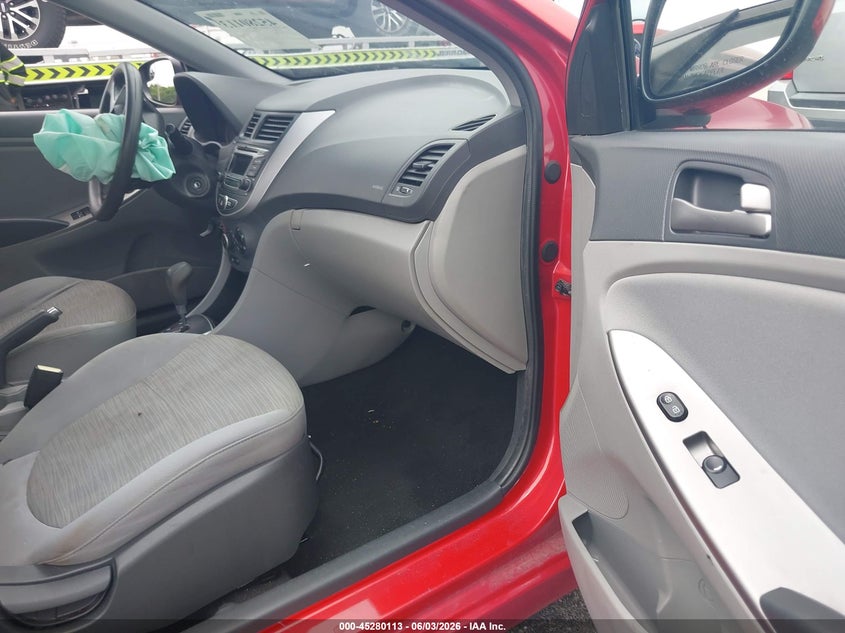 2015 Hyundai Accent VIN KMHCT4AE0FU800963 IAAI salvage auction — FRONT END, Salvage Title, sold $425 on 2026-07-23 (photo 5)