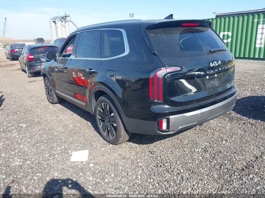 2025 Kia Telluride VIN 5XYP54GC2SG692041 IAAI salvage auction — FRONT END, Salvage Title, sold $12,775 on 2026-07-21 (photo 3)