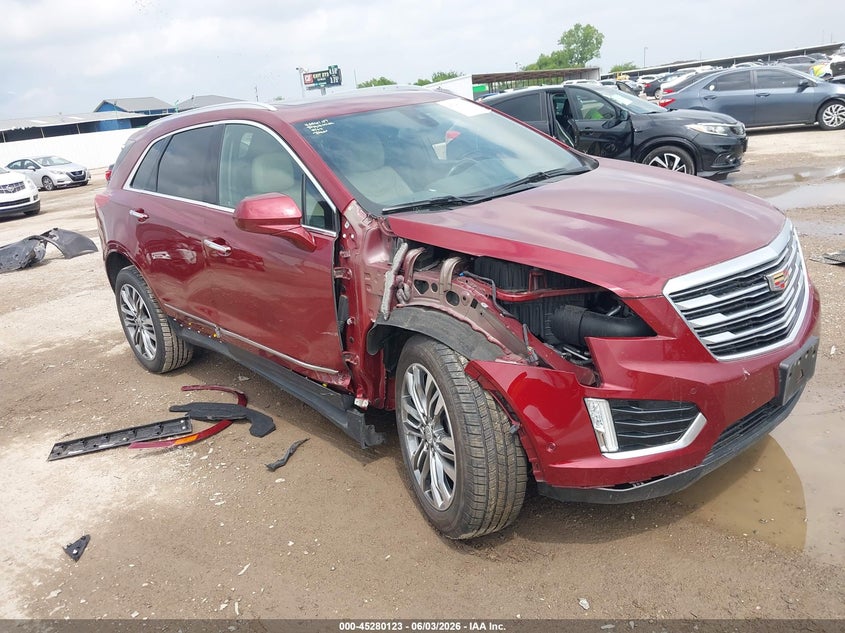 2018 Cadillac Xt5 VIN 1GYKNFRS6JZ198902 IAAI salvage auction — SIDE, Salvage Title, sold $4,450 on 2026-07-29 (photo 1)