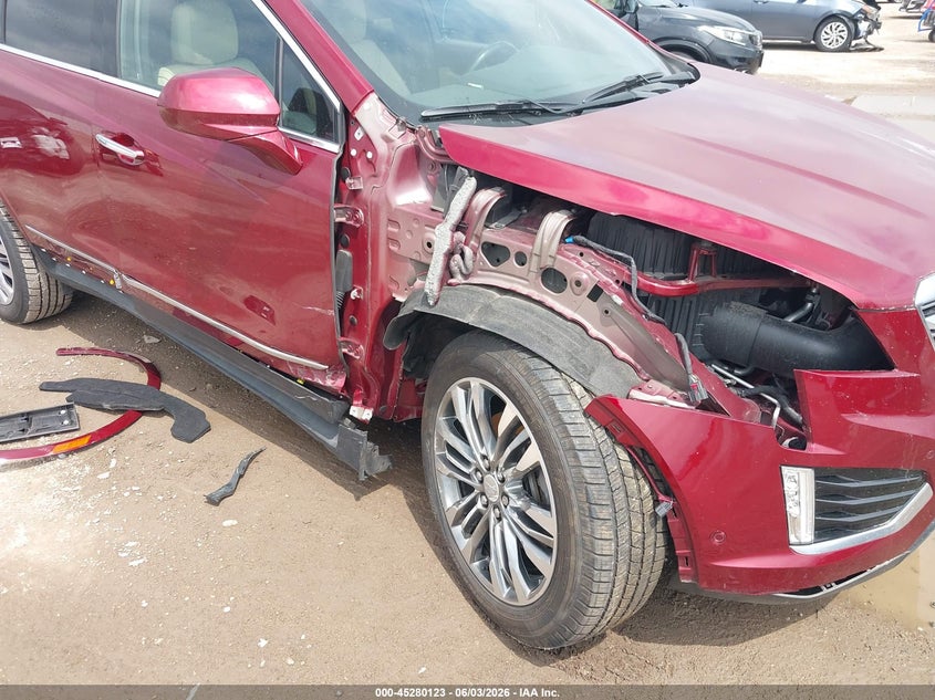 2018 Cadillac Xt5 VIN 1GYKNFRS6JZ198902 IAAI salvage auction — SIDE, Salvage Title, sold $4,450 on 2026-07-29 (photo 6)