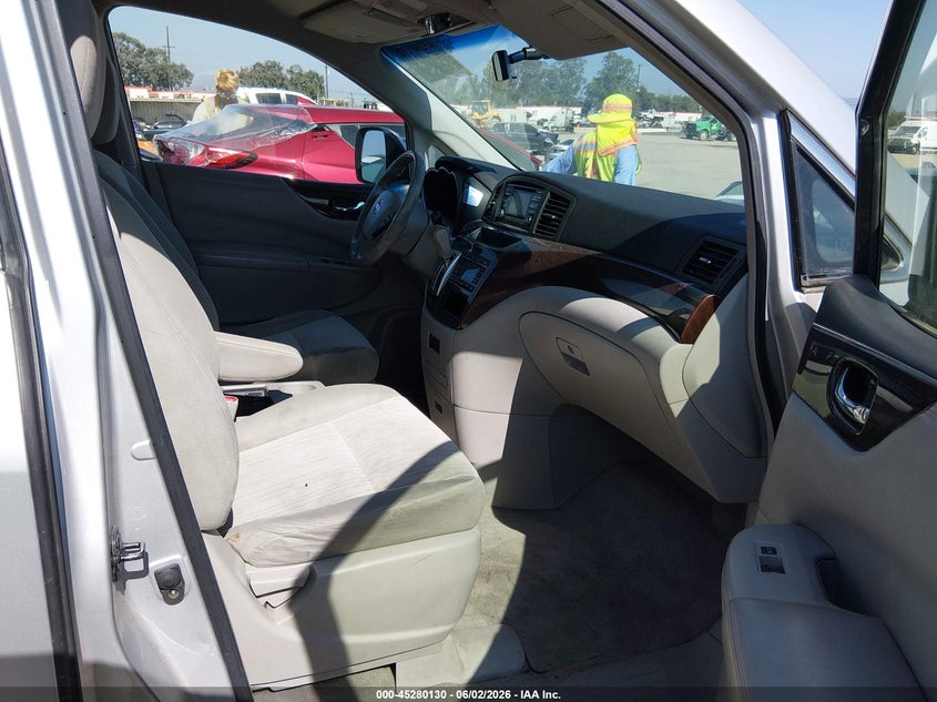 2013 Nissan Quest VIN JN8AE2KP1D9070656 IAAI salvage auction — REAR END, Salvage Title, sold $950 on 2026-07-15 (photo 5)