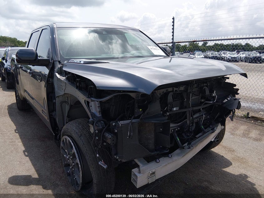 2023 Toyota Tundra VIN 5TFNC5ECXPX003955 IAAI salvage auction — FRONT END, Salvage Title, sold $15,300 on 2026-07-06 (photo 1)