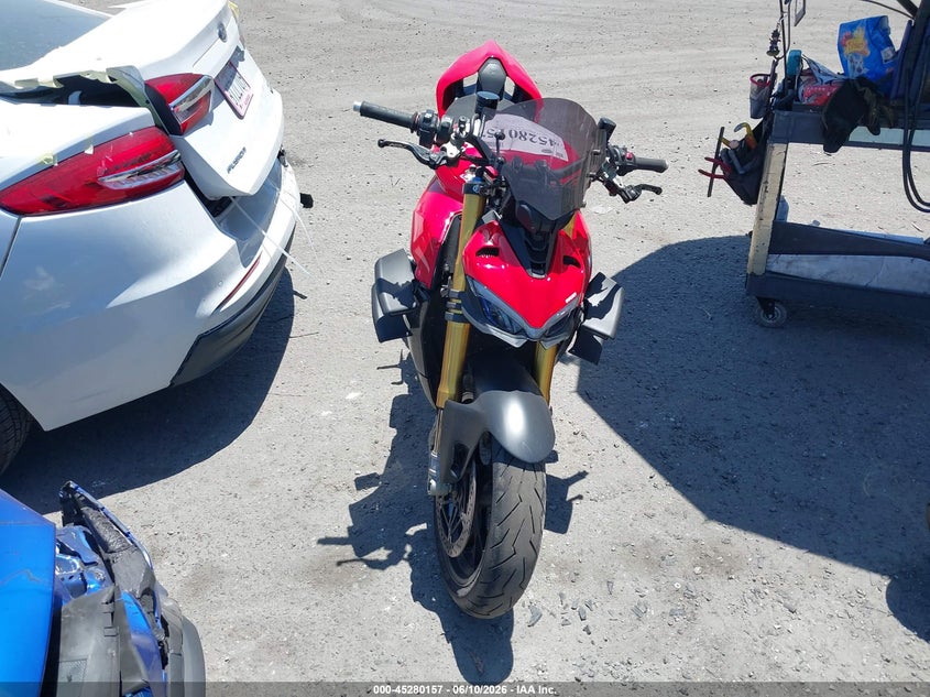 2022 Ducati Streetfighter VIN ZDMFAKNW2NB007287 IAAI salvage auction — RIGHT SIDE, Salvage Certificate (California), sold $3,150 on 2026-07-29 (photo 5)