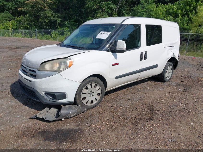 2017 Ram Promaster city VIN ZFBERFBB6H6E53289 IAAI salvage auction — REAR END, Salvage Title, sold $600 on 2026-07-15 (photo 2)
