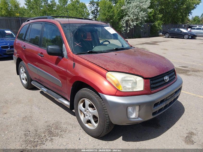 2002 Toyota Rav4 VIN JTEHH20V320140142 IAAI salvage auction — NORMAL WEAR, Clear (New Jersey), sold $125 on 2026-07-28 (photo 1)