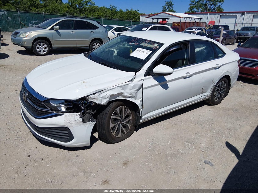 2024 Volkswagen Jetta VIN 3VW5M7BU6RM039010 IAAI salvage auction — LEFT FRONT, Salvage (Kentucky), sold $2,750 on 2026-07-24 (photo 2)
