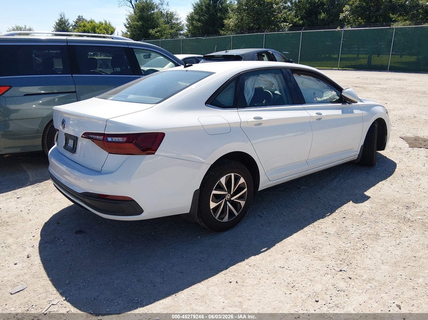 2024 Volkswagen Jetta VIN 3VW5M7BU6RM039010 IAAI salvage auction — LEFT FRONT, Salvage (Kentucky), sold $2,750 on 2026-07-24 (photo 4)