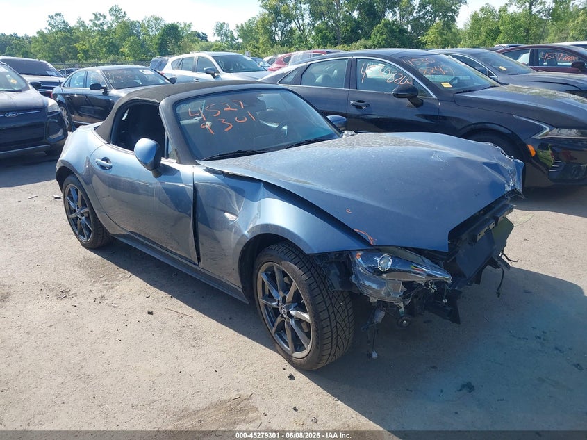 2016 Mazda Mx-5 VIN JM1NDAD76G0117860 IAAI salvage auction — FRONT END, Salvage Title, sold $2,625 on 2026-07-07 (photo 1)
