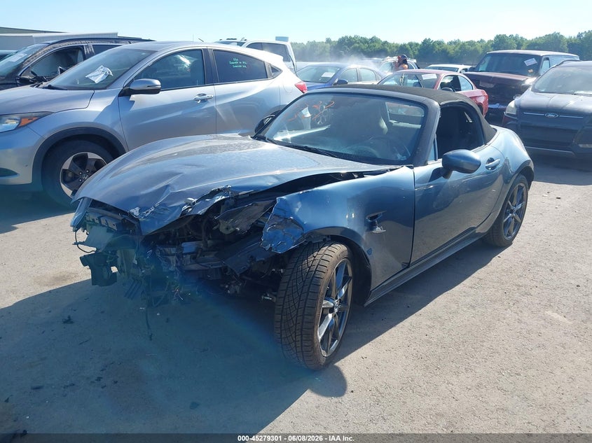 2016 Mazda Mx-5 VIN JM1NDAD76G0117860 IAAI salvage auction — FRONT END, Salvage Title, sold $2,625 on 2026-07-07 (photo 2)