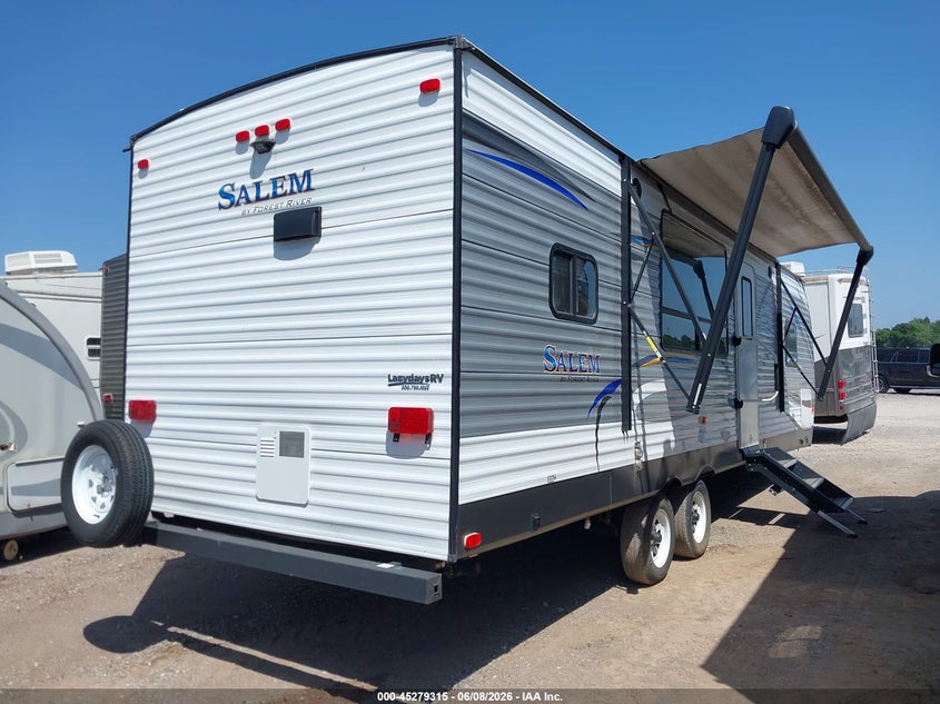 2018 Forest river Salem VIN 4X4TSMC20JA322798 IAAI salvage auction — HAIL, Clear (Oklahoma), sold $8,200 on 2026-07-15 (photo 4)