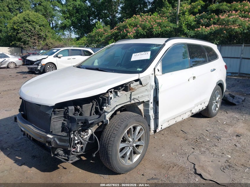 2017 Hyundai Santa fe VIN KM8SM4HF8HU232603 IAAI salvage auction — FRONT END, Salvage Title, sold $3,200 on 2026-07-08 (photo 2)