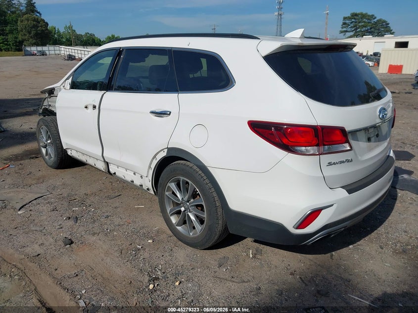 2017 Hyundai Santa fe VIN KM8SM4HF8HU232603 IAAI salvage auction — FRONT END, Salvage Title, sold $3,200 on 2026-07-08 (photo 3)