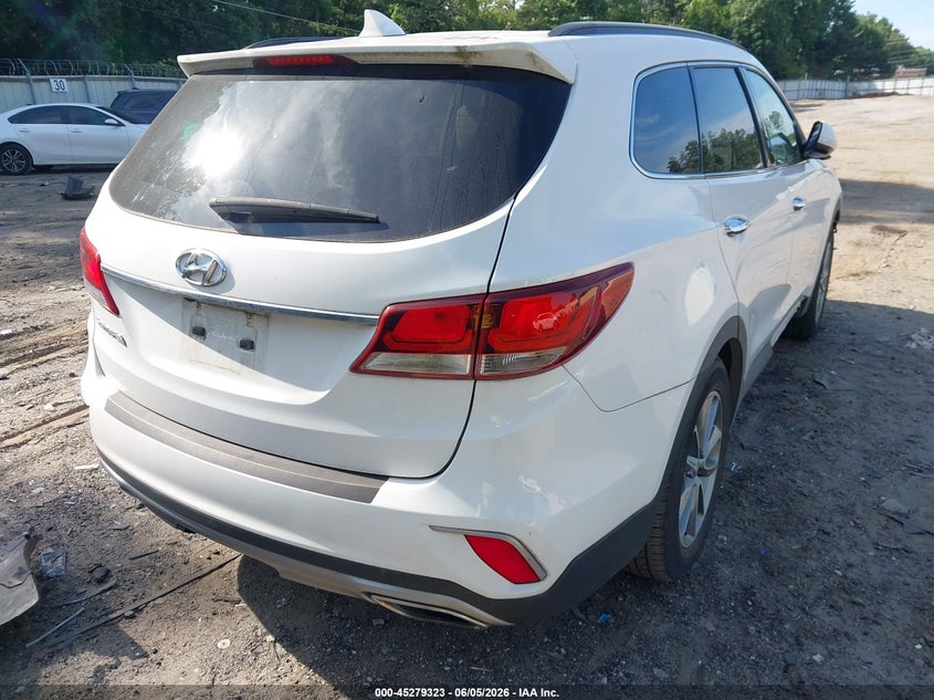 2017 Hyundai Santa fe VIN KM8SM4HF8HU232603 IAAI salvage auction — FRONT END, Salvage Title, sold $3,200 on 2026-07-08 (photo 4)