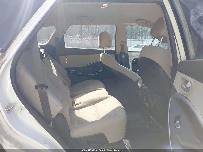 2017 Hyundai Santa fe VIN KM8SM4HF8HU232603 IAAI salvage auction — FRONT END, Salvage Title, sold $3,200 on 2026-07-08 (photo 8)