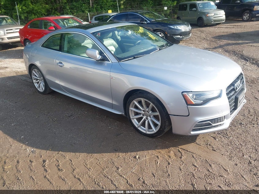 2015 Audi A5 VIN WAUMFAFR6FA035248 IAAI salvage auction — FRONT END, Clear (Virginia), sold $725 on 2026-07-15 (photo 1)