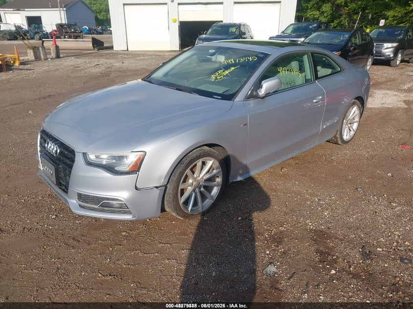 2015 Audi A5 VIN WAUMFAFR6FA035248 IAAI salvage auction — FRONT END, Clear (Virginia), sold $725 on 2026-07-15 (photo 2)