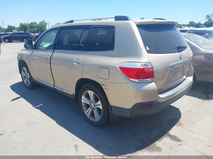 2011 Toyota Highlander VIN 5TDDK3EH5BS056849 IAAI salvage auction — NORMAL WEAR, Clear-Dealer Only (North Carolina), sold $4,150 on 2026-07-20 (photo 3)