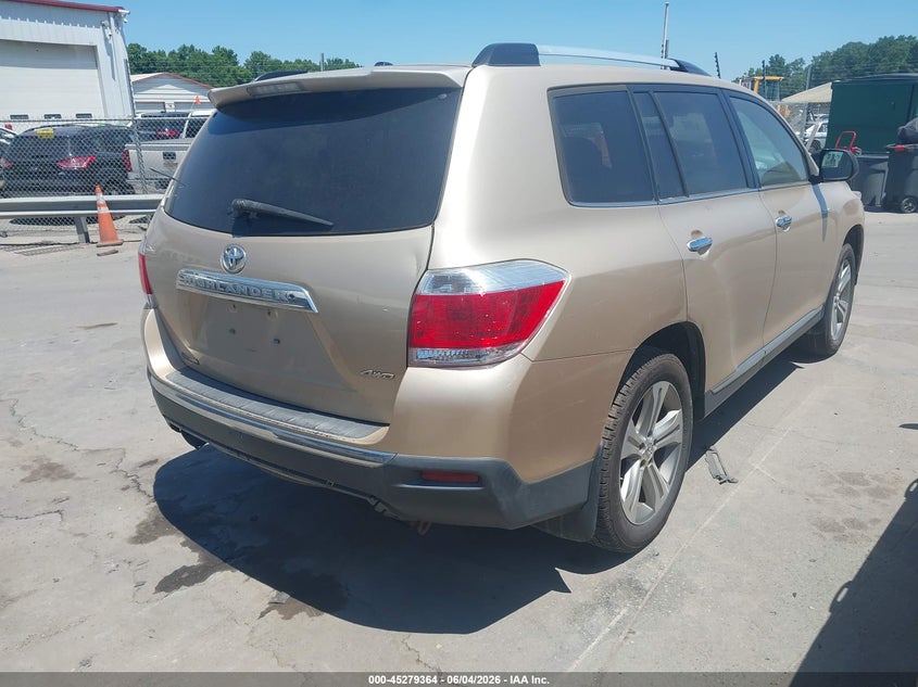 2011 Toyota Highlander VIN 5TDDK3EH5BS056849 IAAI salvage auction — NORMAL WEAR, Clear-Dealer Only (North Carolina), sold $4,150 on 2026-07-20 (photo 4)