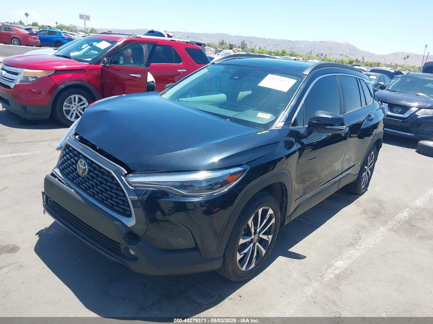 2022 Toyota Corolla cross VIN 7MUDAABGXNV021706 IAAI salvage auction — RIGHT REAR, Salvage Title, sold $5,525 on 2026-07-21 (photo 2)