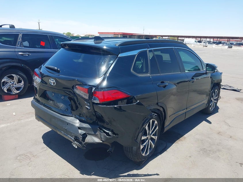 2022 Toyota Corolla cross VIN 7MUDAABGXNV021706 IAAI salvage auction — RIGHT REAR, Salvage Title, sold $5,525 on 2026-07-21 (photo 4)