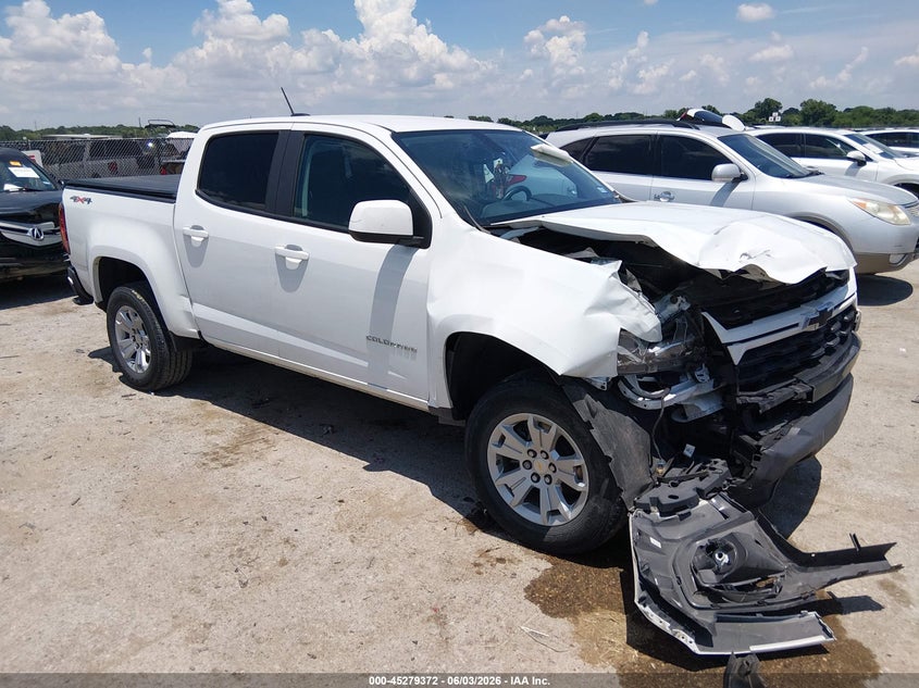 2022 Chevrolet Colorado VIN 1GCGTCEN5N1296498 — IAAI salvage auction photo