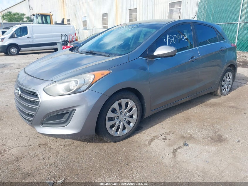 2017 Hyundai Elantra VIN KMHD35LH0HU369500 IAAI salvage auction — RIGHT FRONT, Clear (Indiana), sold $1,050 on 2026-07-21 (photo 2)
