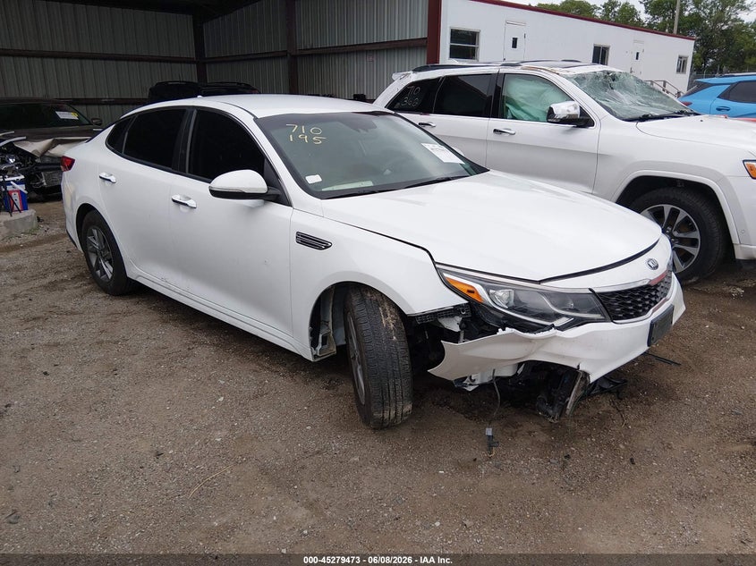 2020 Kia Optima VIN 5XXGT4L38LG388780 IAAI salvage auction — FRONT END, Salvage Title, sold $1,500 on 2026-07-16 (photo 1)