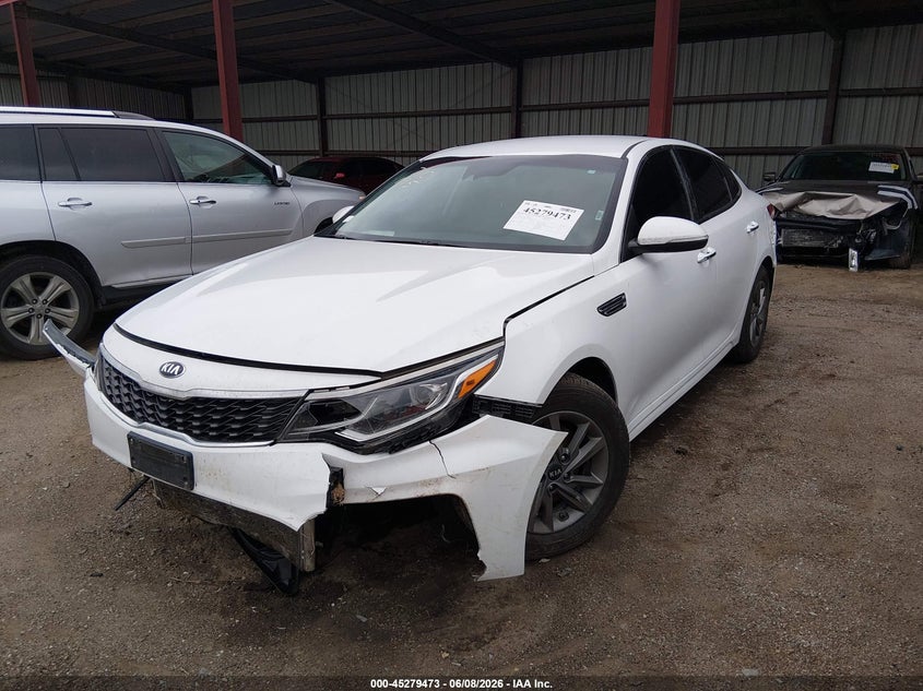 2020 Kia Optima VIN 5XXGT4L38LG388780 IAAI salvage auction — FRONT END, Salvage Title, sold $1,500 on 2026-07-16 (photo 2)