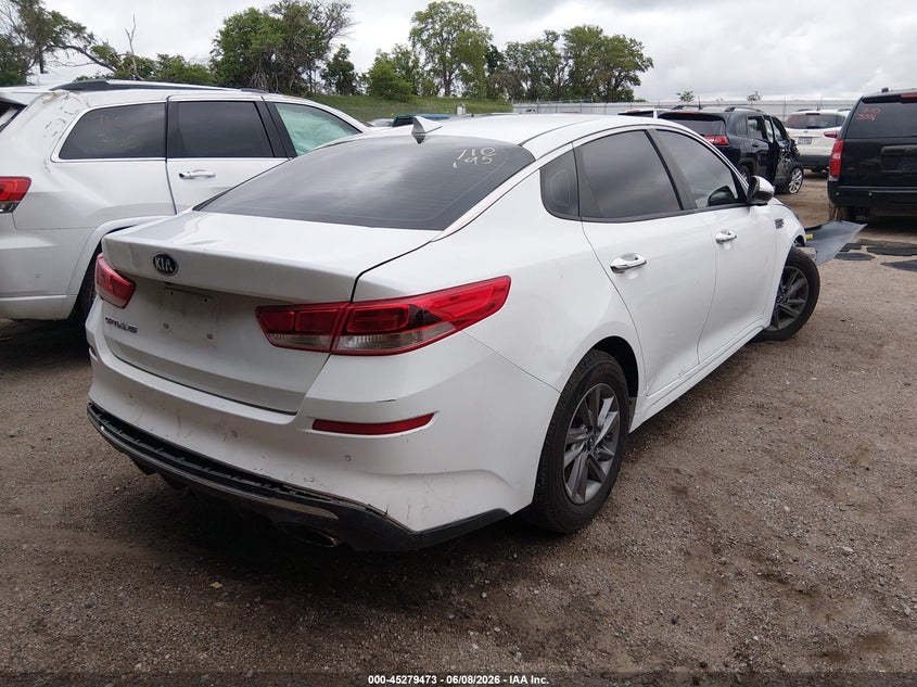 2020 Kia Optima VIN 5XXGT4L38LG388780 IAAI salvage auction — FRONT END, Salvage Title, sold $1,500 on 2026-07-16 (photo 4)