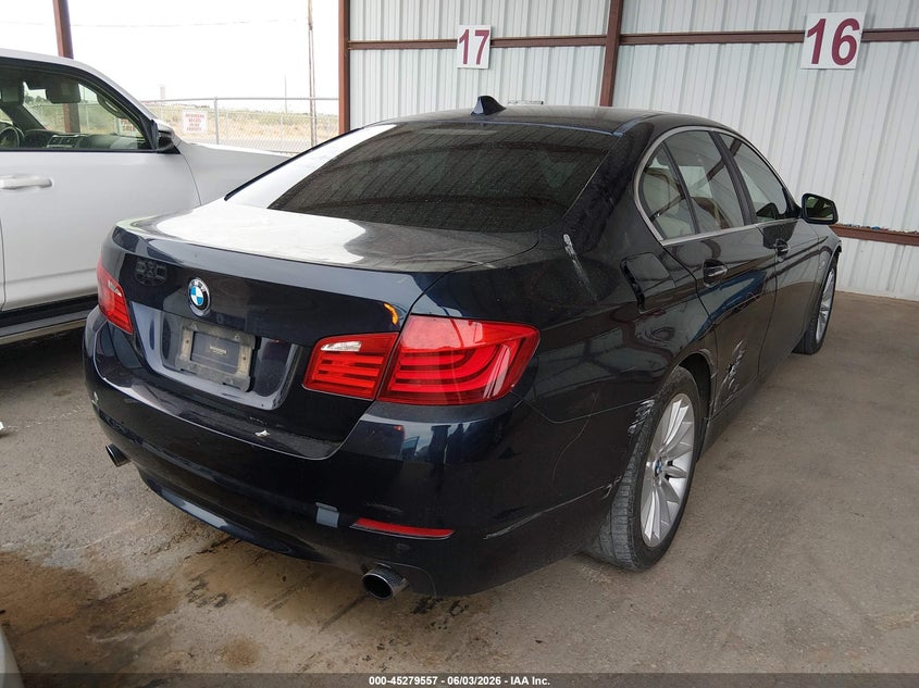 2013 BMW 5er VIN WBAFR7C56DC819886 IAAI salvage auction — FRONT END, Salvage Title, sold $975 on 2026-07-08 (photo 4)