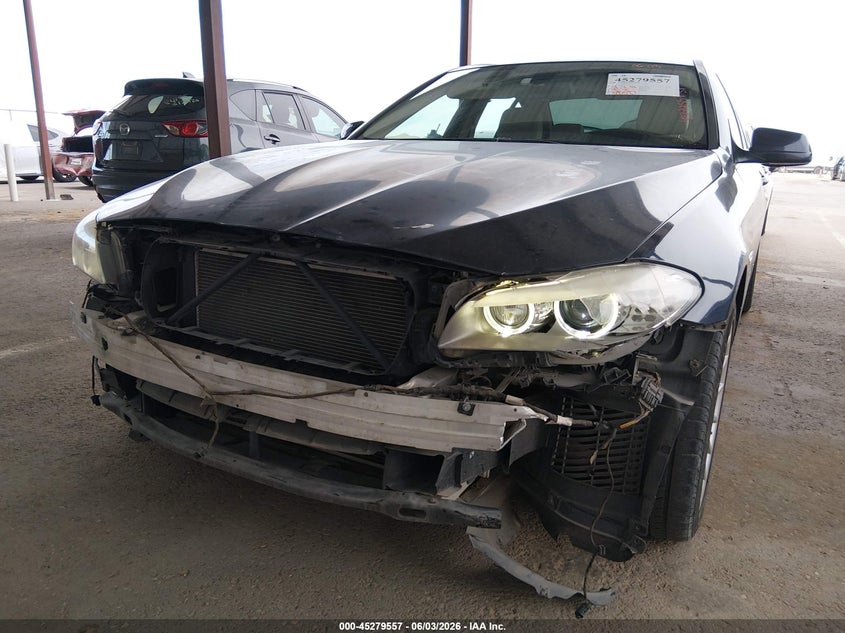 2013 BMW 5er VIN WBAFR7C56DC819886 IAAI salvage auction — FRONT END, Salvage Title, sold $975 on 2026-07-08 (photo 6)