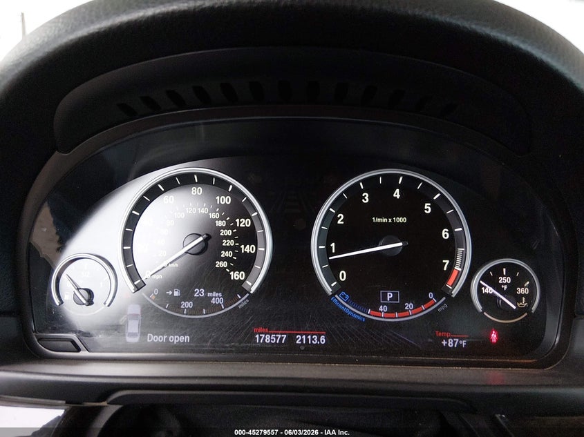 2013 BMW 5er VIN WBAFR7C56DC819886 IAAI salvage auction — FRONT END, Salvage Title, sold $975 on 2026-07-08 (photo 7)